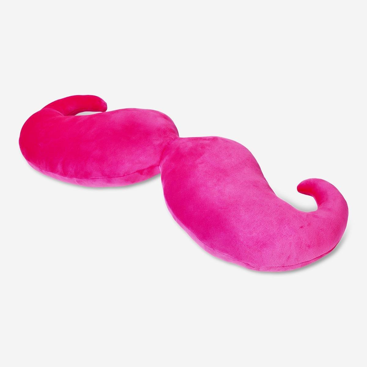 Pink Moustache Cushion