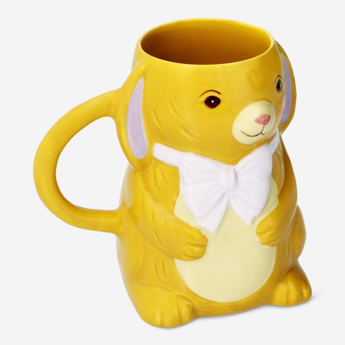 Brown Bunny Shaped Mug - 420 Ml