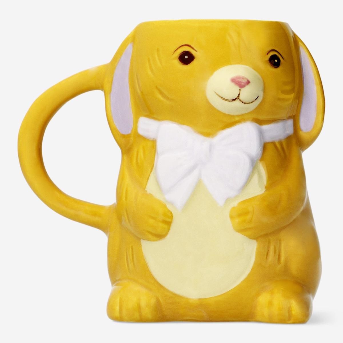 Brown Bunny Shaped Mug - 420 Ml