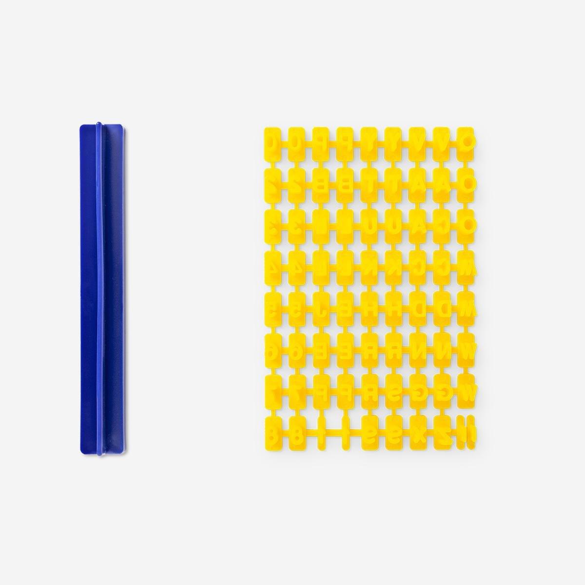 Multicolour Diy Letter And Number Stamps Set