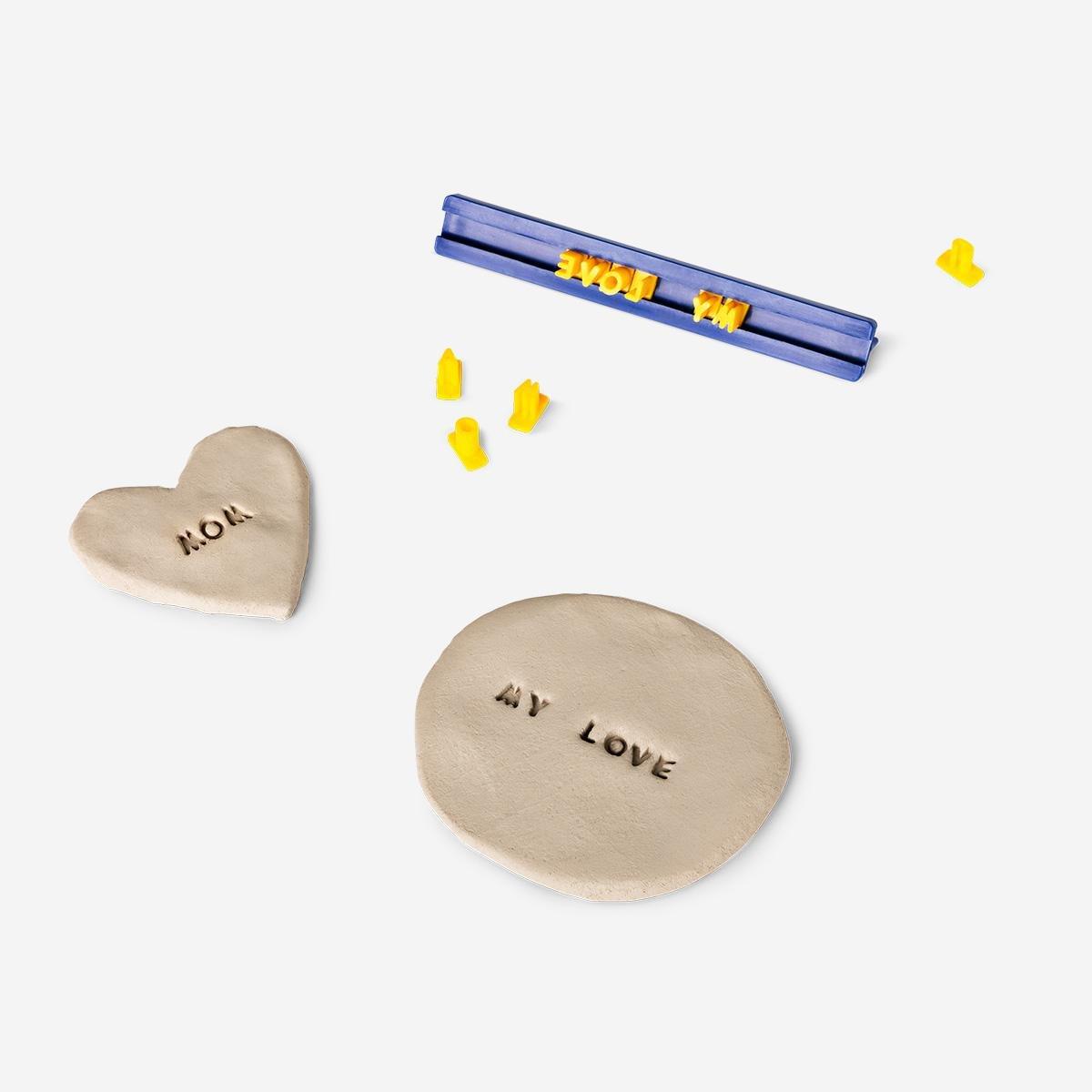 Multicolour Diy Letter And Number Stamps Set