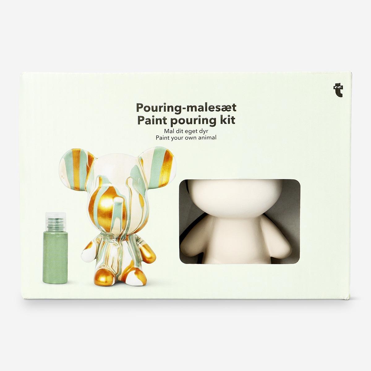 White Paint Pouring Kit