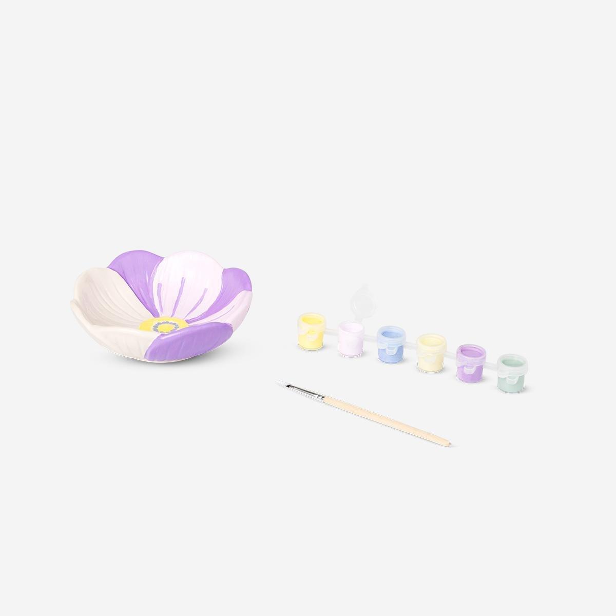 White Diy Flower Bowl - 12 Cm