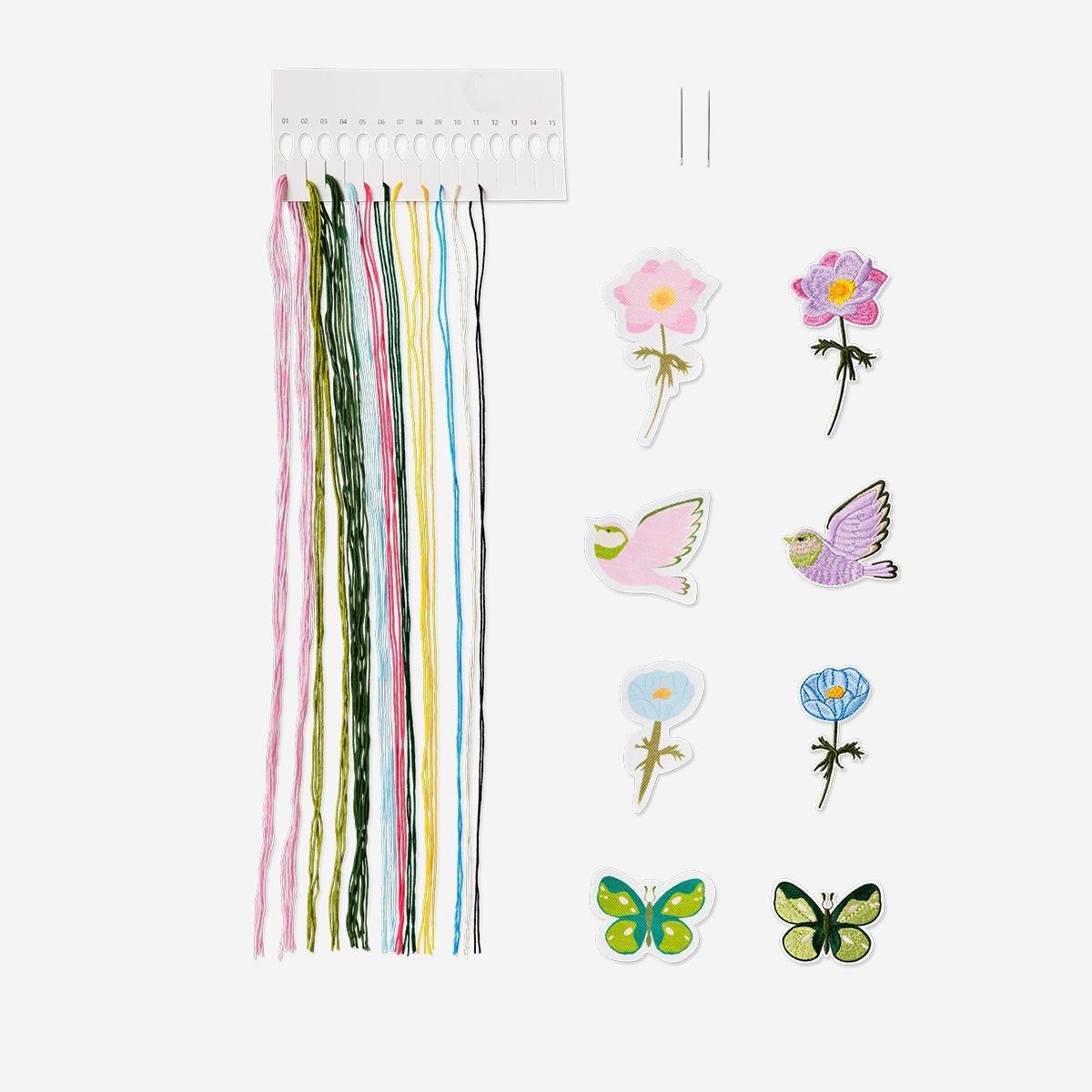 Multicolour Embroider Patches For Clothes Kit