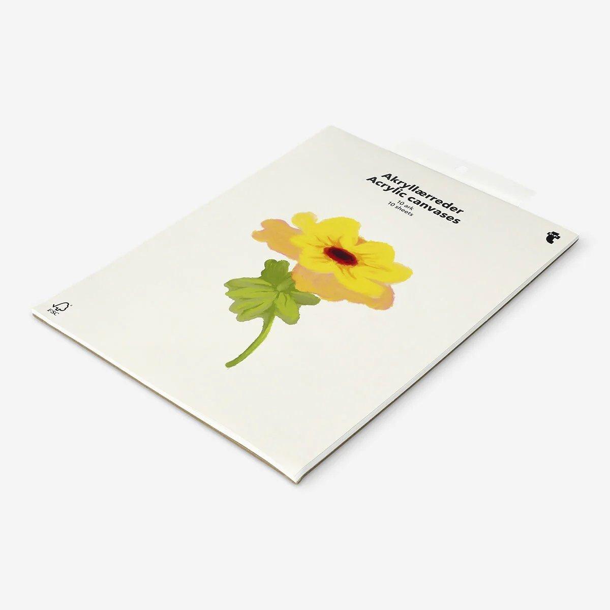 White Canvas Pad For Acrylic Paint