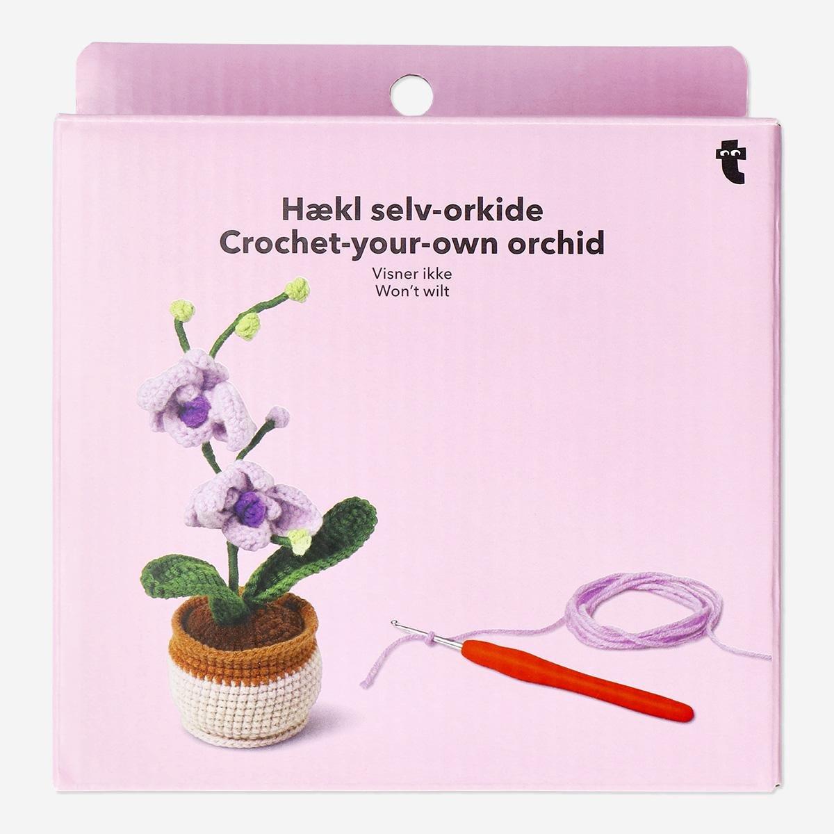 Multicolour Orchid Crochet Set