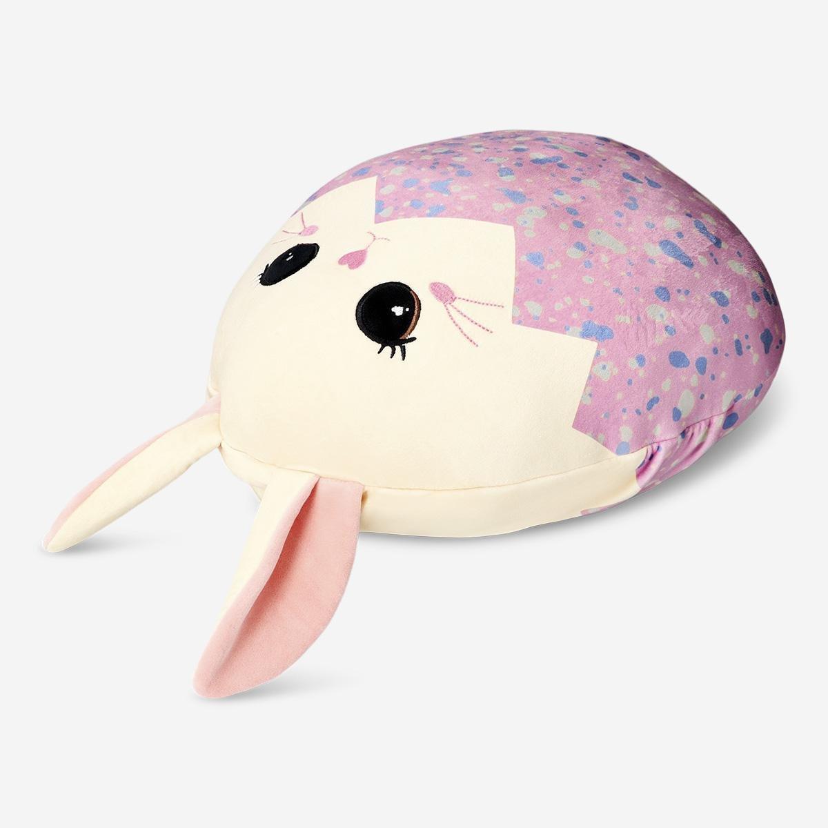 Multicolour Plush Bunny Turns Into An Easter Egg