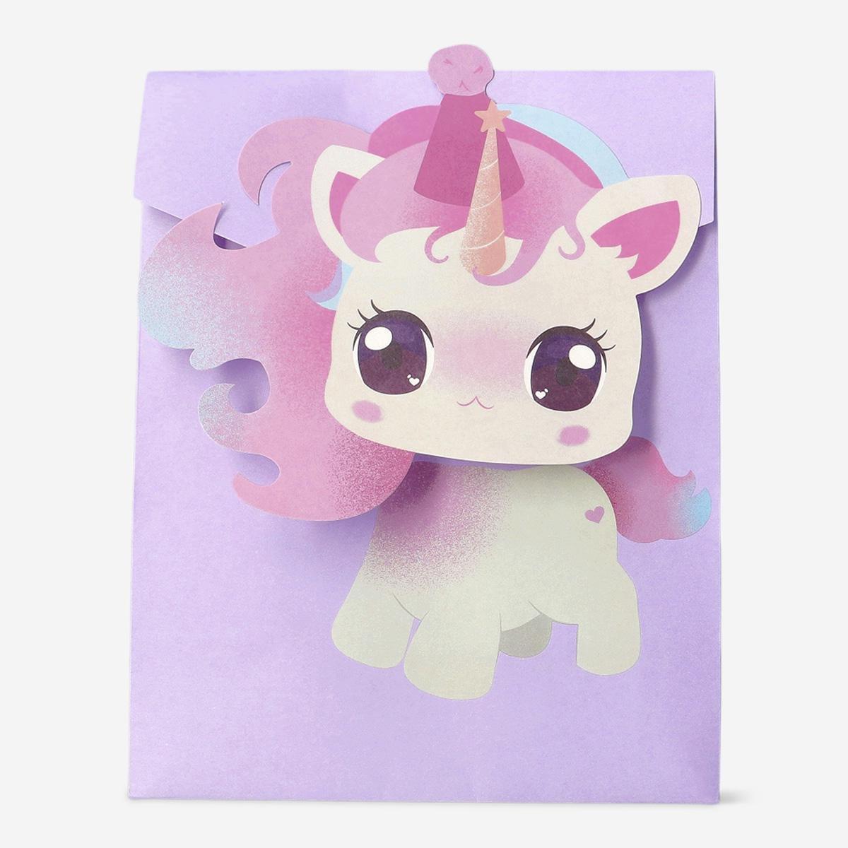 Pink Unicorn Gift Bag