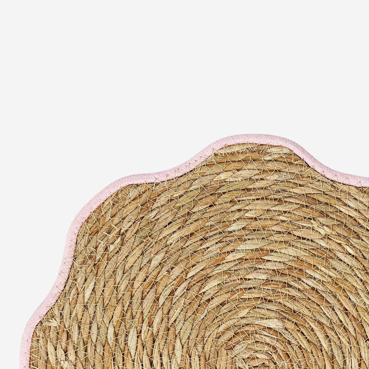 Brown Flower Shaped Placemat