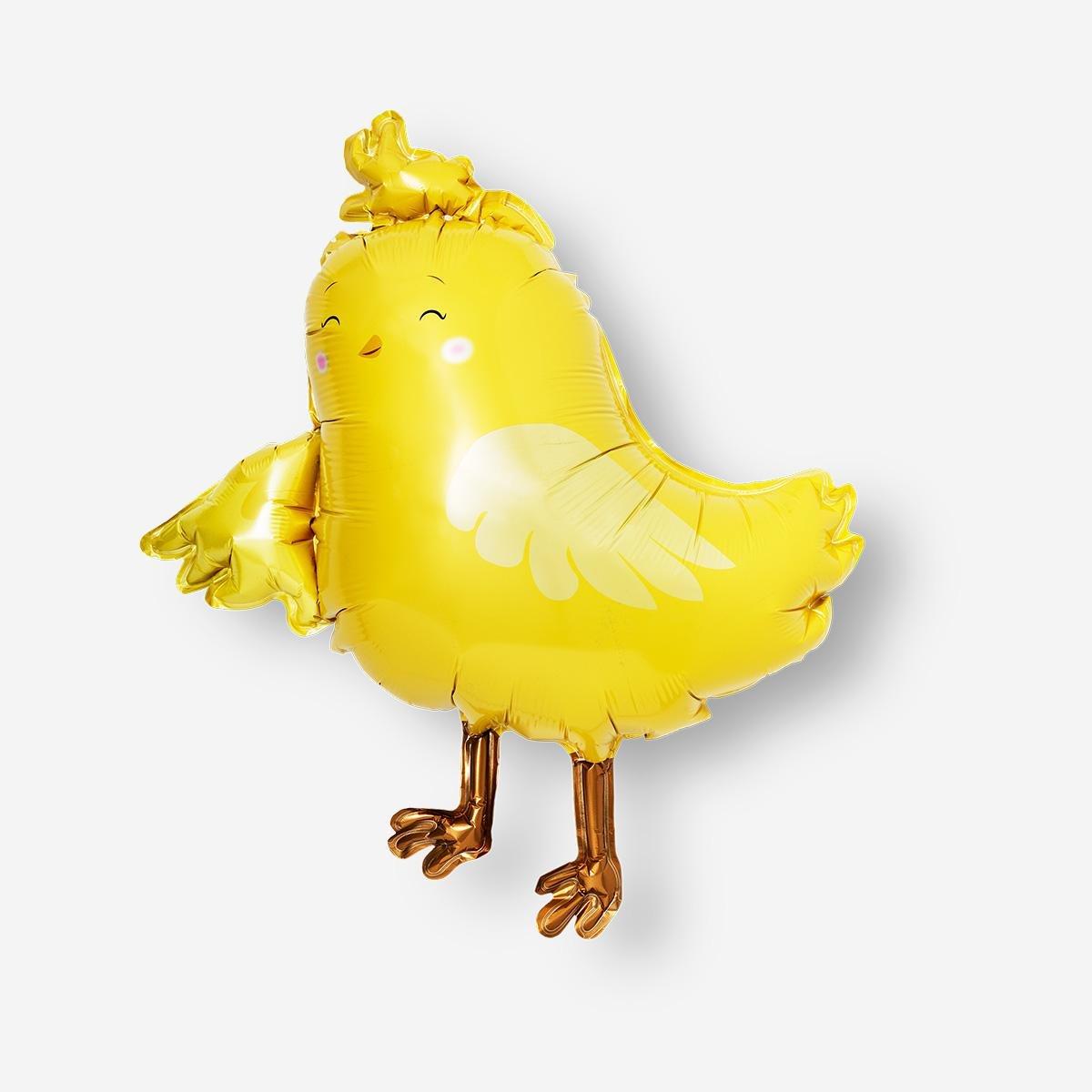Yellow Easter Chick Foil Balloon - 60 Cm