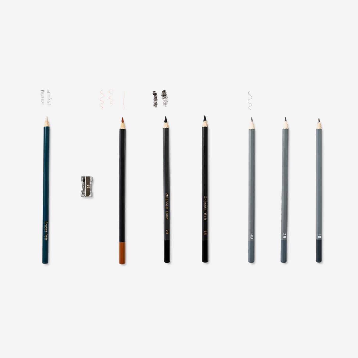 Multicolour Sketching Pencil Set