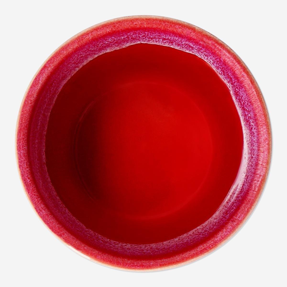 Multicolour Tealight Holder With Drop Glaze