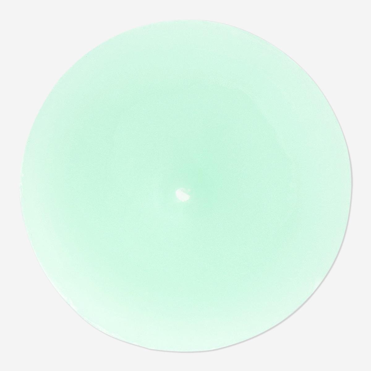 Green Rustic Pillar Candle - 12 Cm