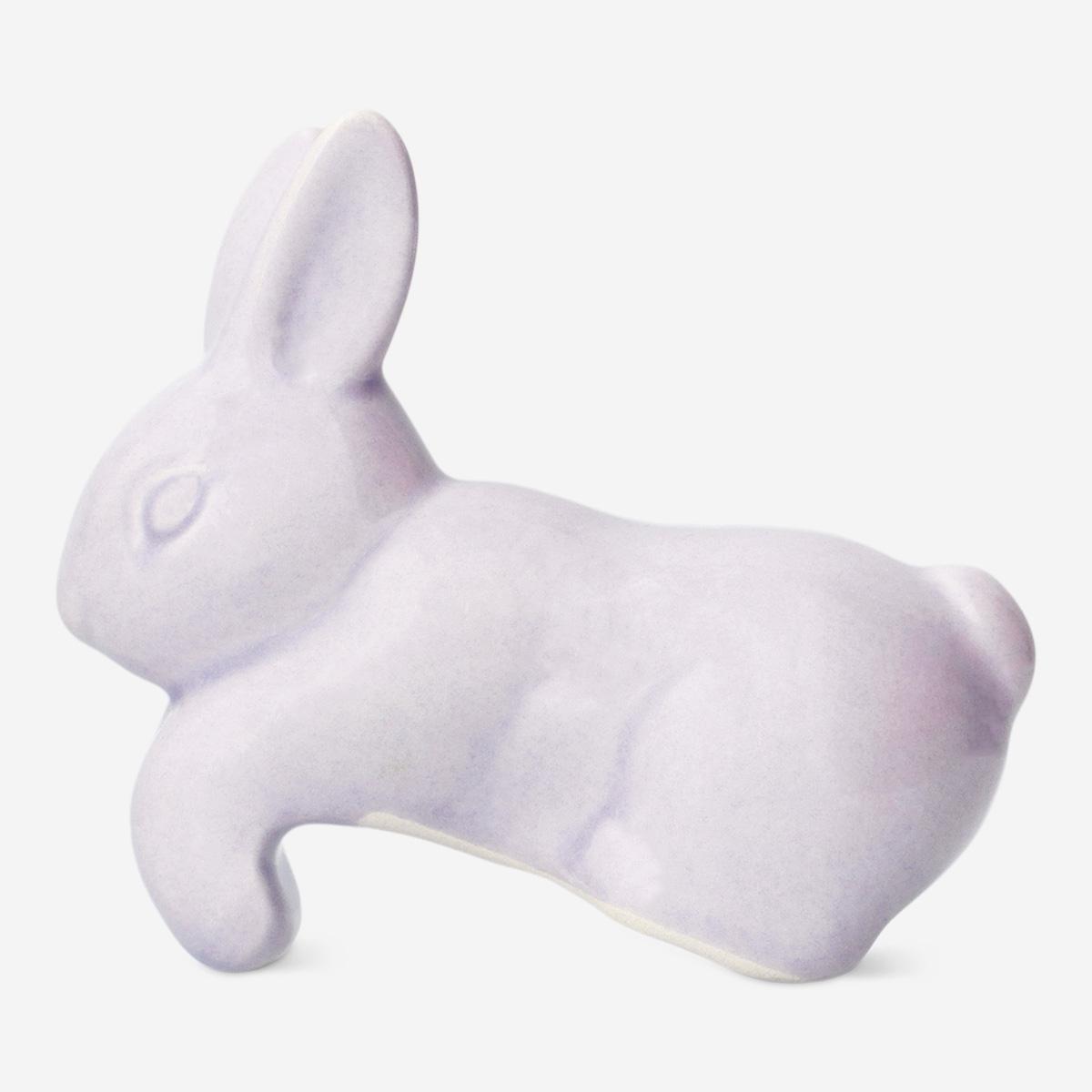 Brown Bunny Shaped Pot Decoration