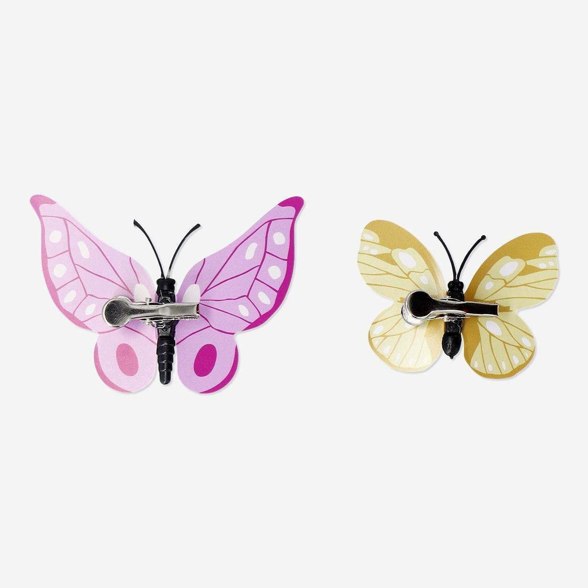 Pink Decorative Butterflies - 2 Pcs