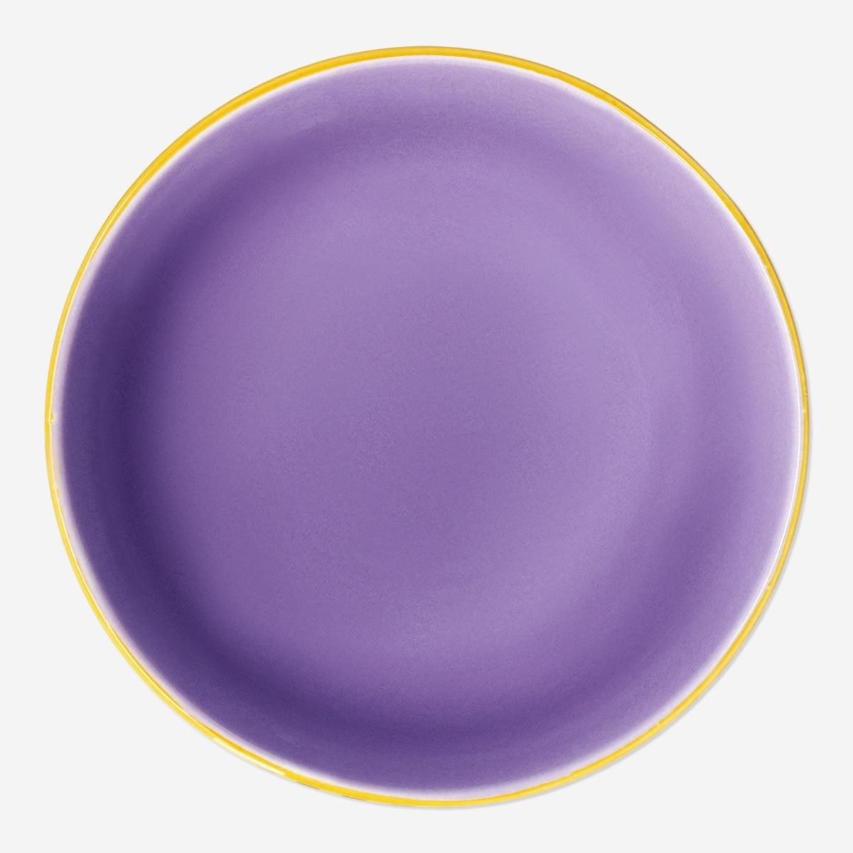 Multicolour Bowl With Stripes