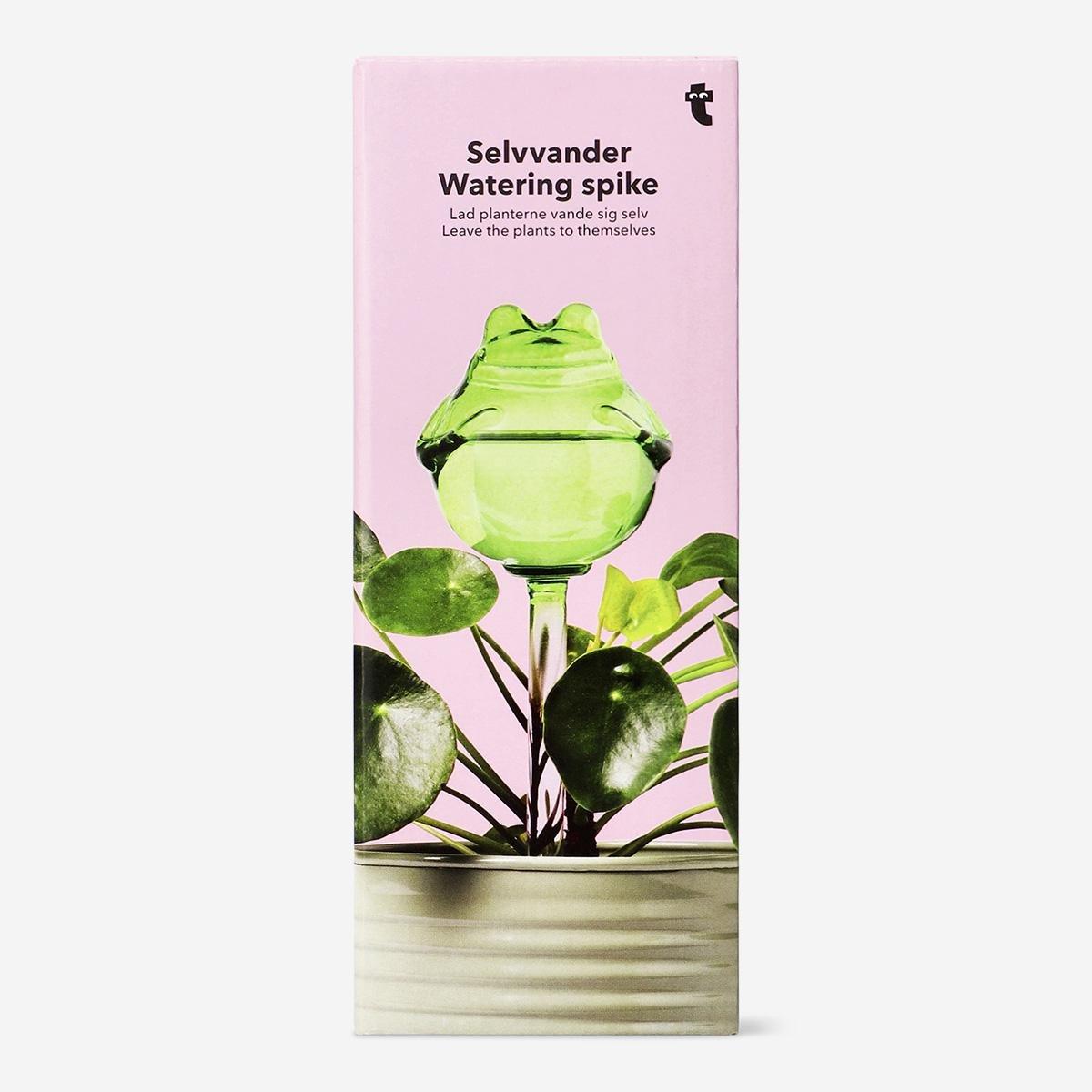 Green Frog Shaped Watering Spike