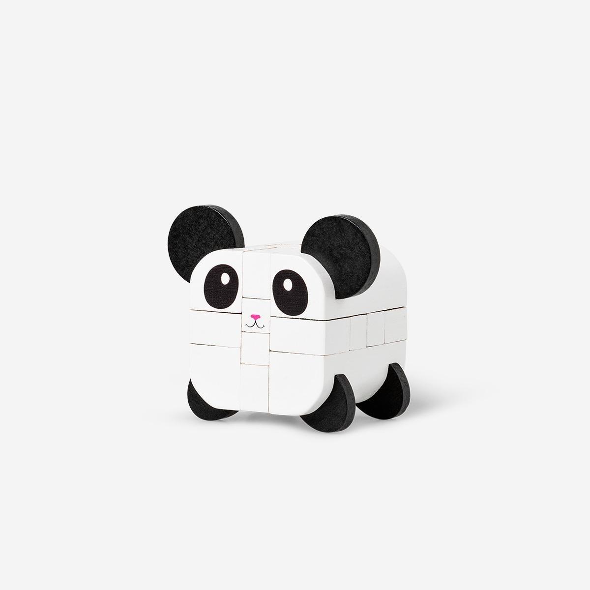 Multicolour Wooden Panda Iq Game
