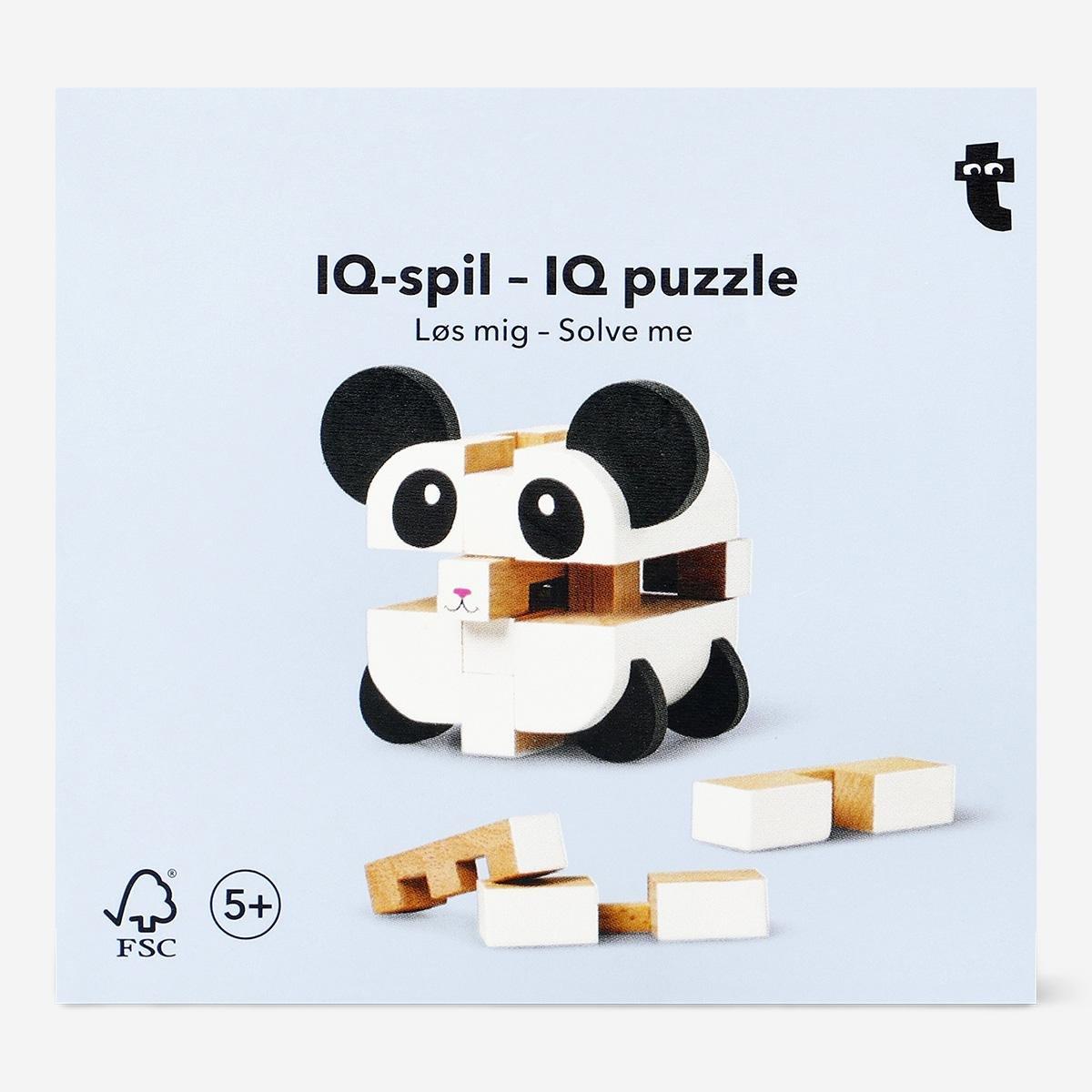 Multicolour Wooden Panda Iq Game