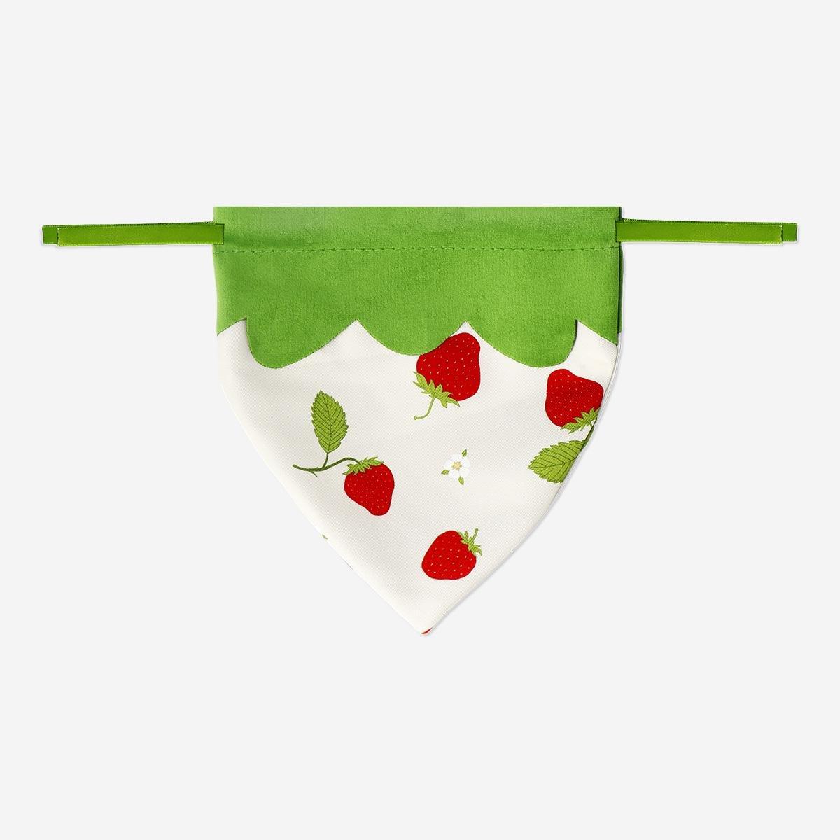 Multicolour Strawberry Shaped Gift Bags - 2 Pcs