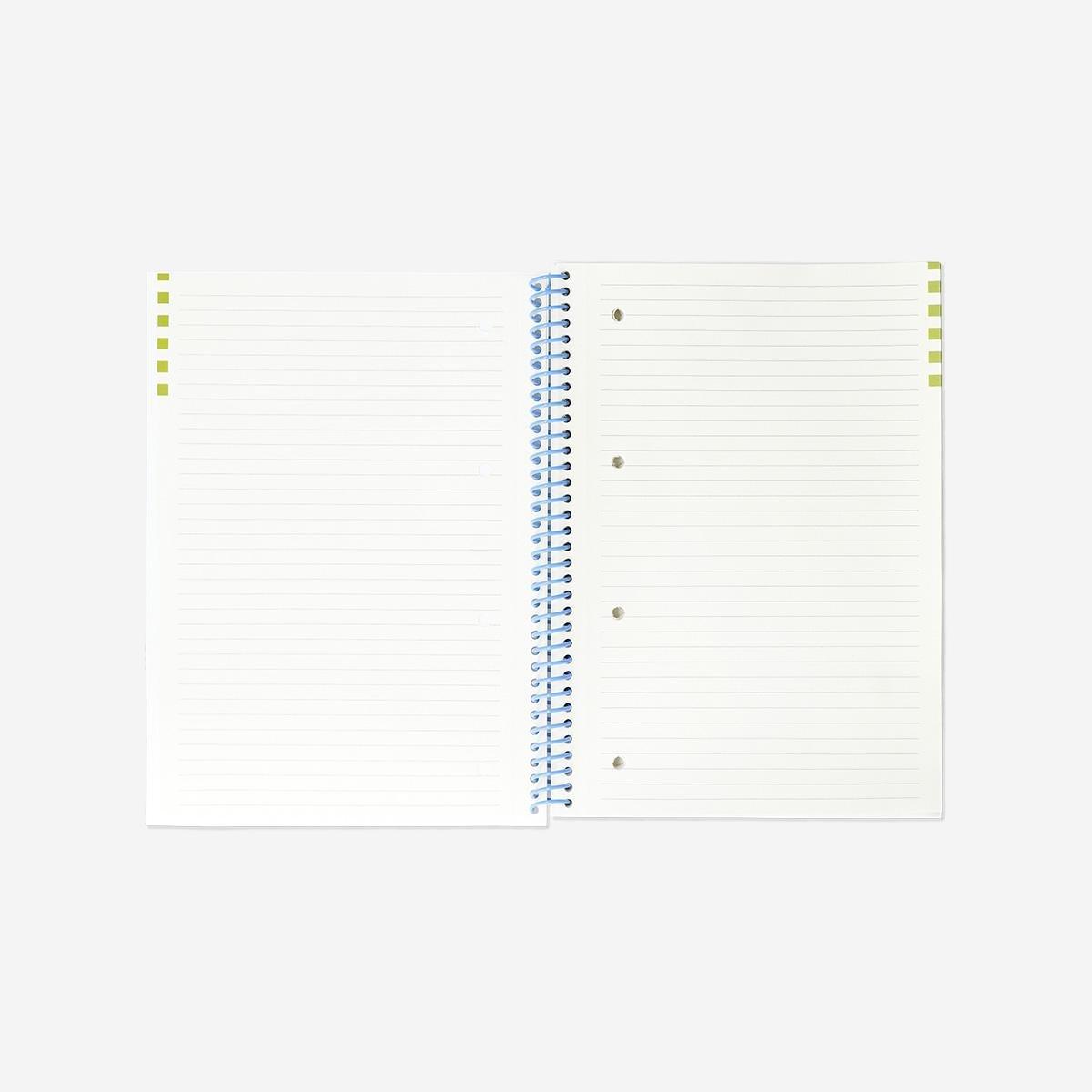 Multicolour Spiral Bound Notebook - A4