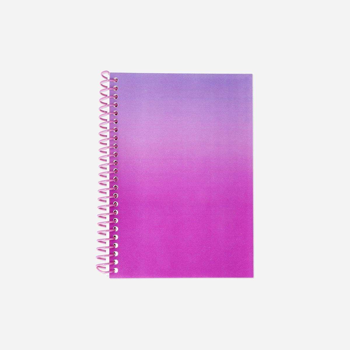 Multicolour Spiral Bound Notebook With Gradient Cover - A5