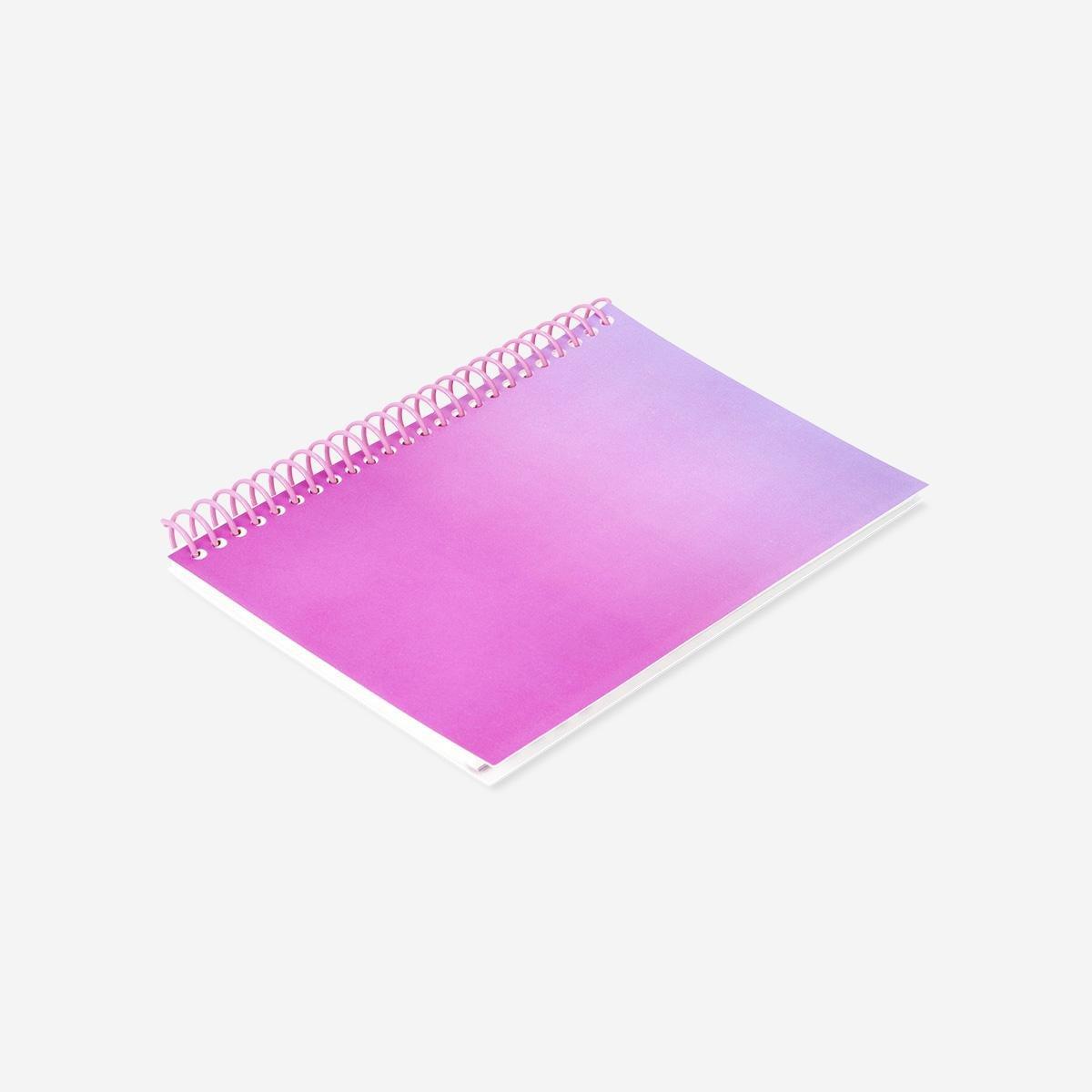 Multicolour Spiral Bound Notebook With Gradient Cover - A5