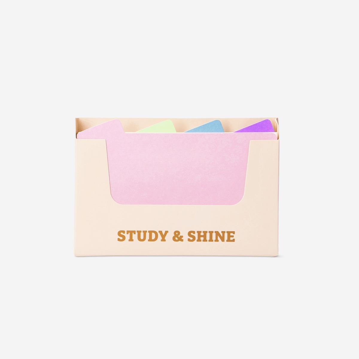 Multicolour Flash Cards With Dividers