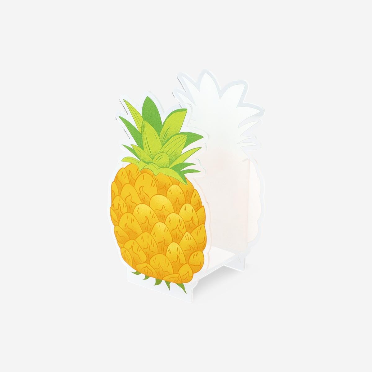 Multicolour Pineapple Shaped Pencil Holder
