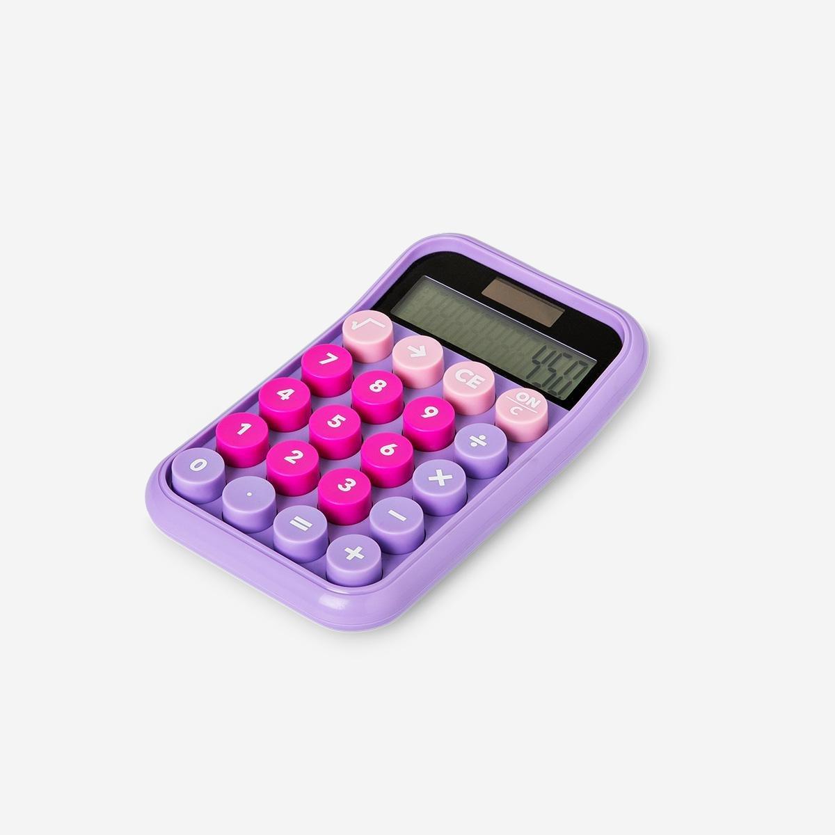 Multicolour Solar Powered Calculator