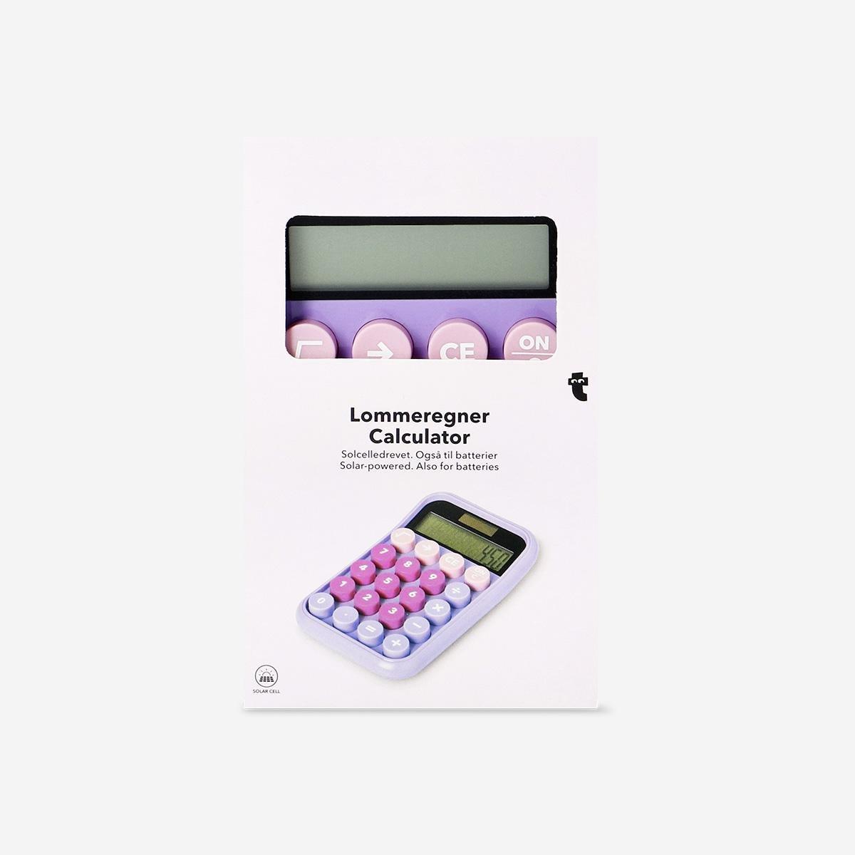 Multicolour Solar Powered Calculator