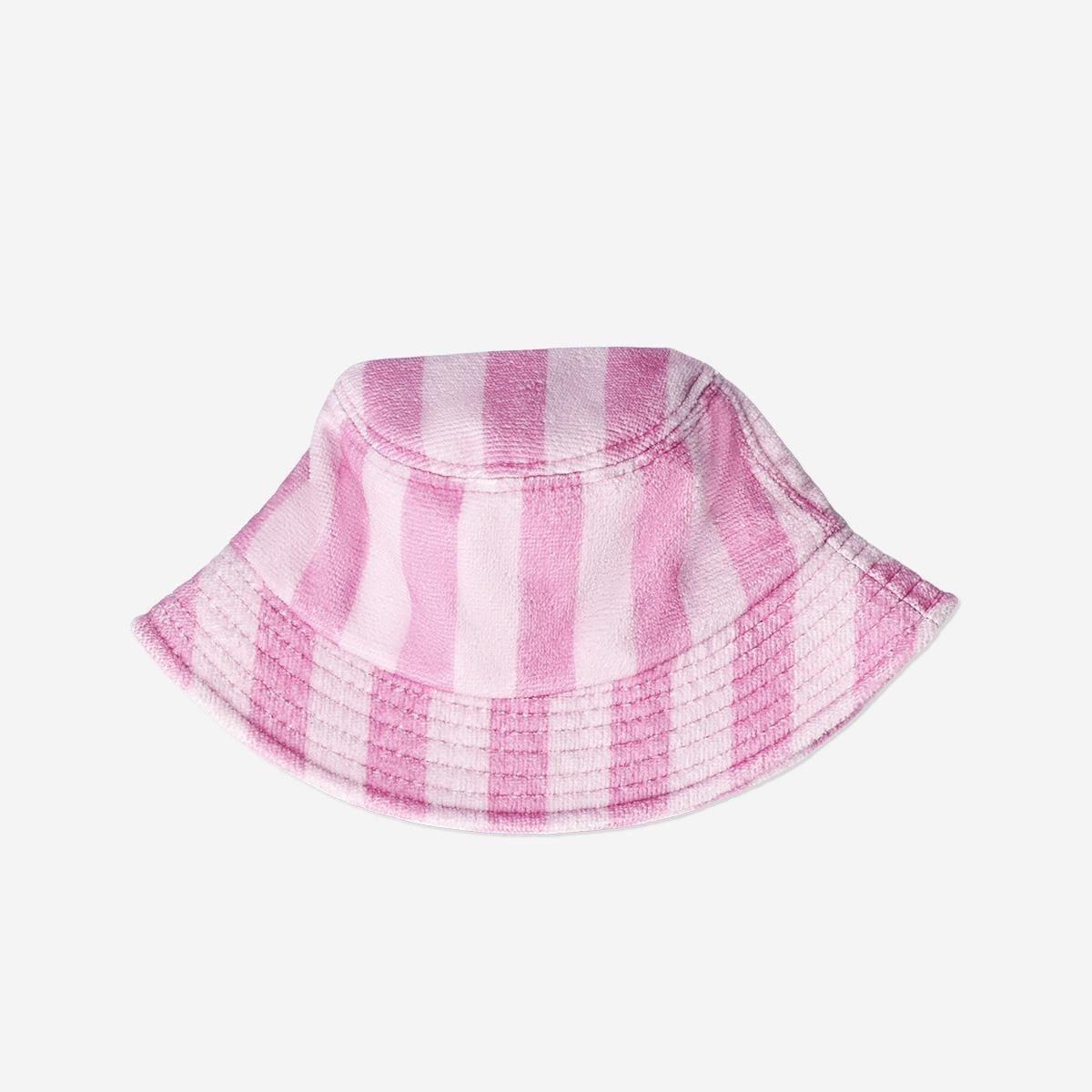 Pink Frotte Bucket Hat - One Size