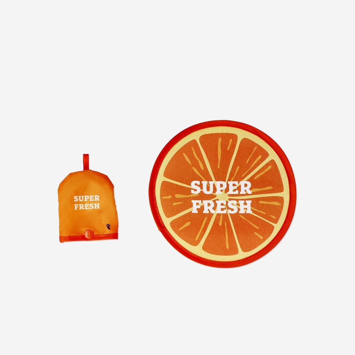 Orange Round Foldable Fan