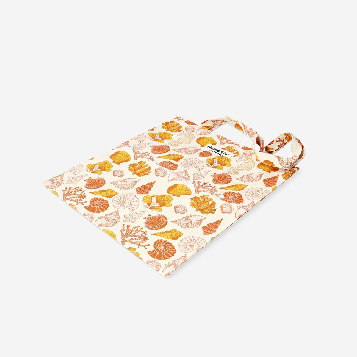 Pink Seashell Tote Bag