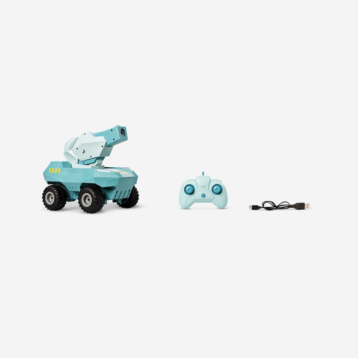 Blue Remote Controlled Water Blaster Truck