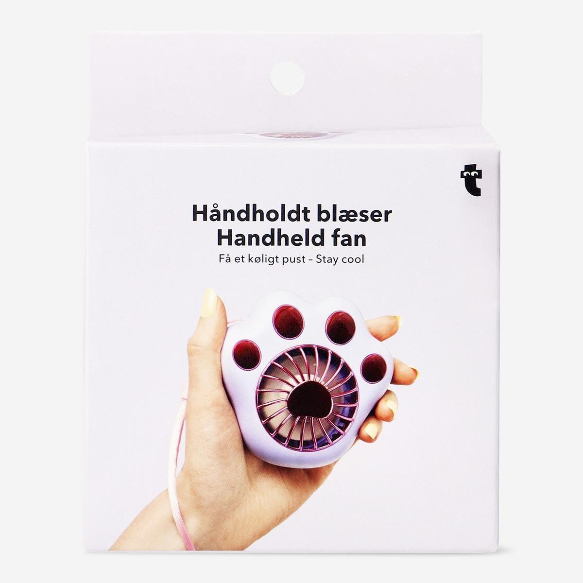 Multicolour Paw Handheld Fan