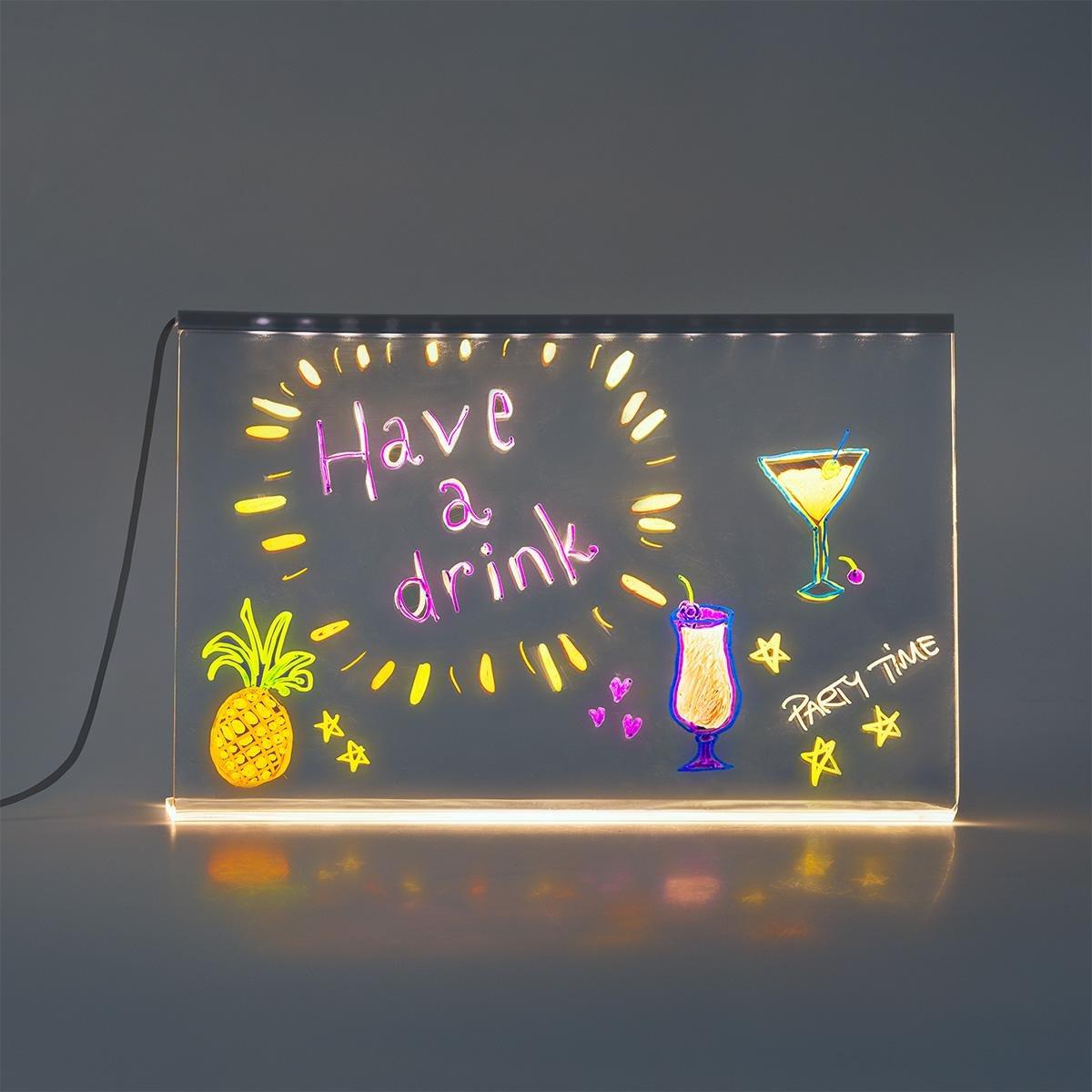 White Glowing Drawing Board