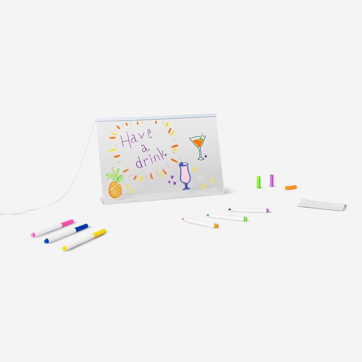White Glowing Drawing Board