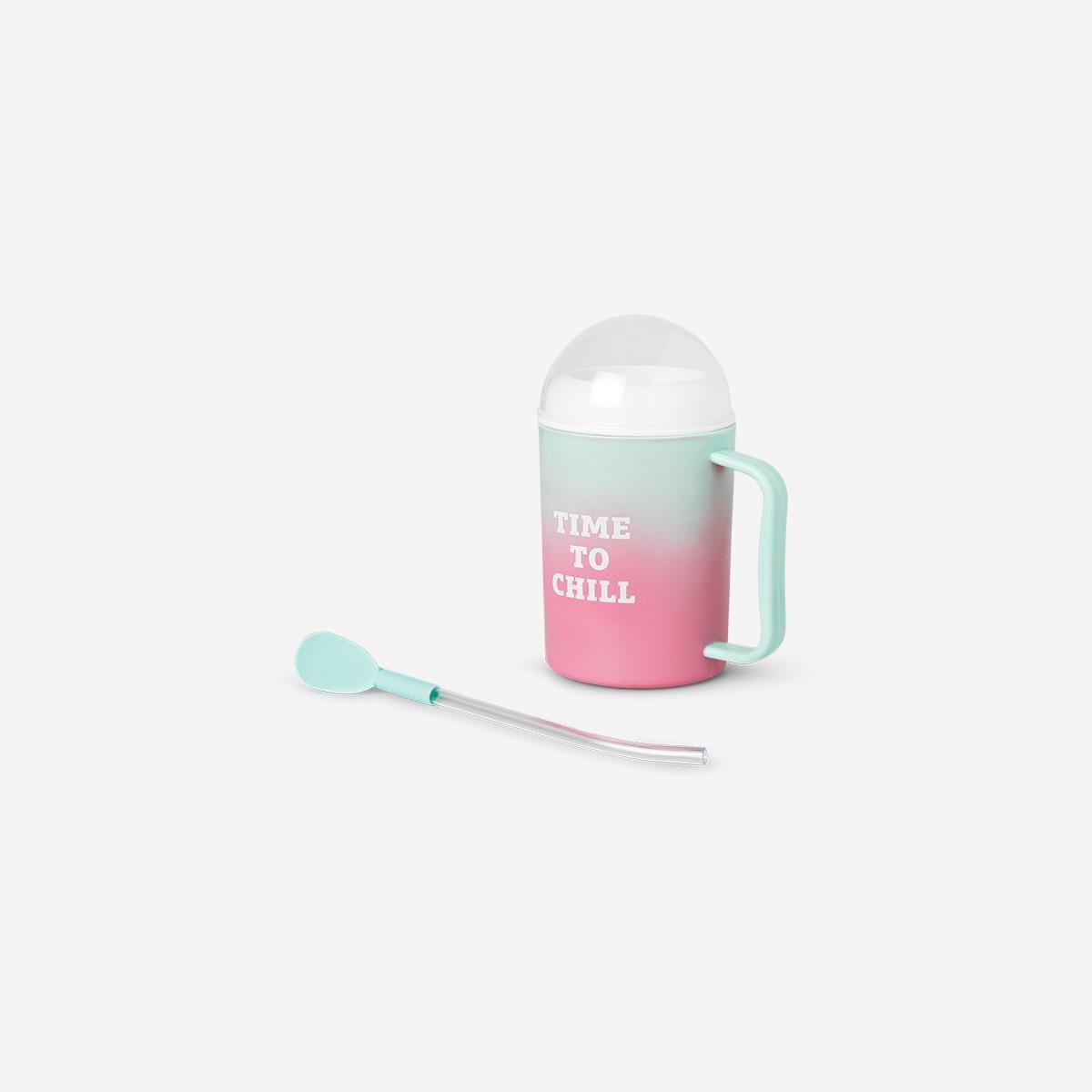 Multicolour Slush Ice Mug - 330 Ml