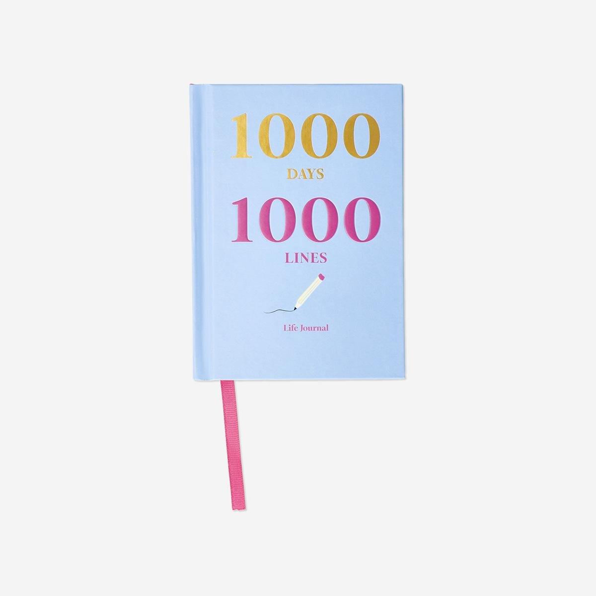 Blue One Line A Day 1000 Days Diary