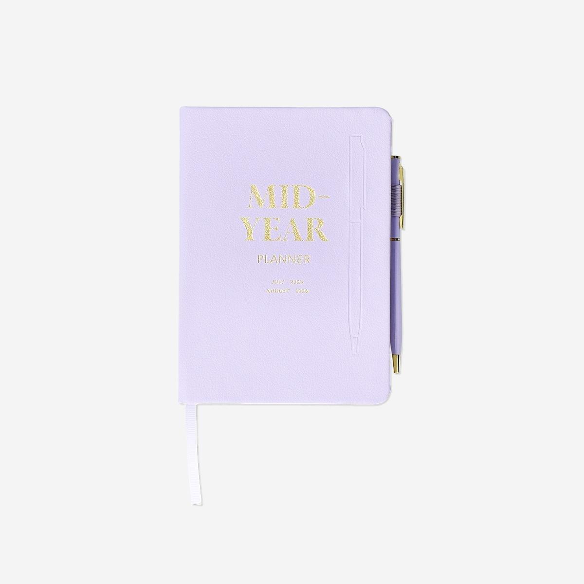 Purple Diary With Magnetic Cover And Pen