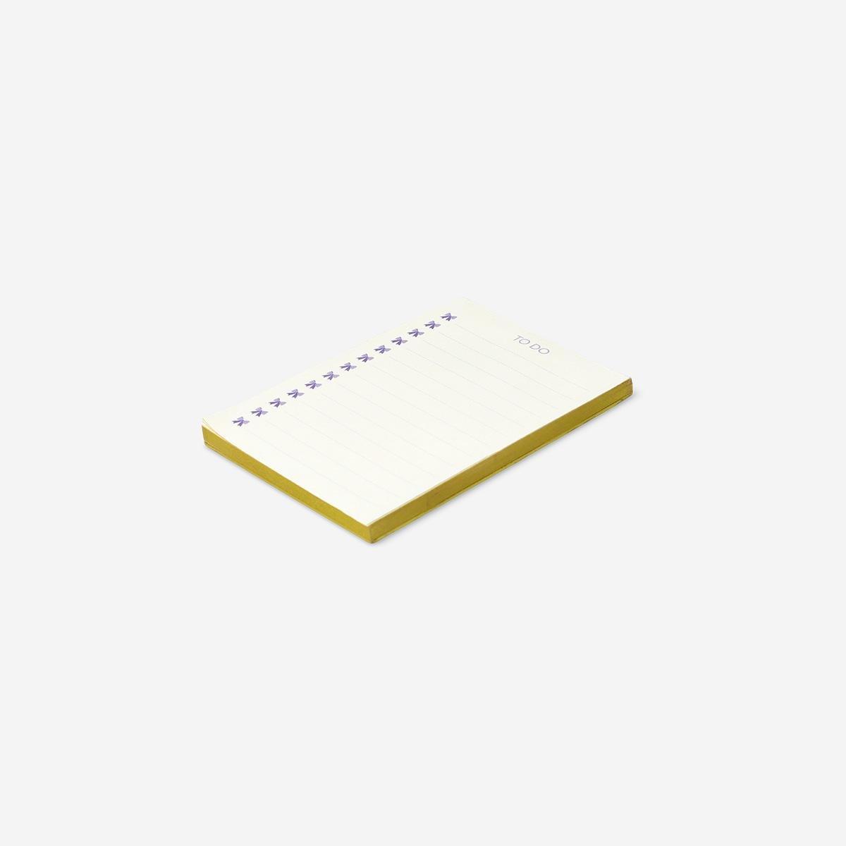 White To Do Notepad