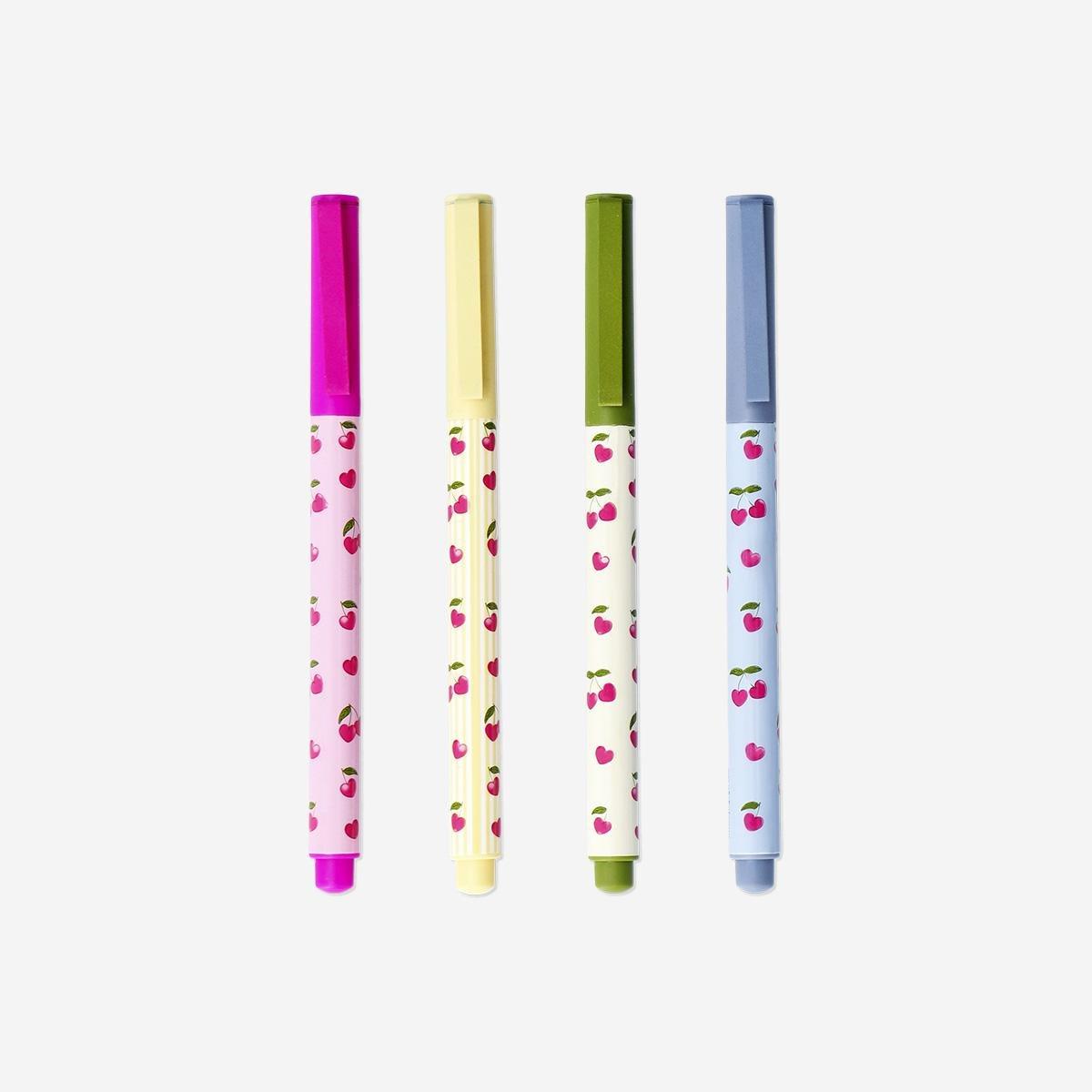Multicolour Drawing Pens For Journaling - 4 Pcs