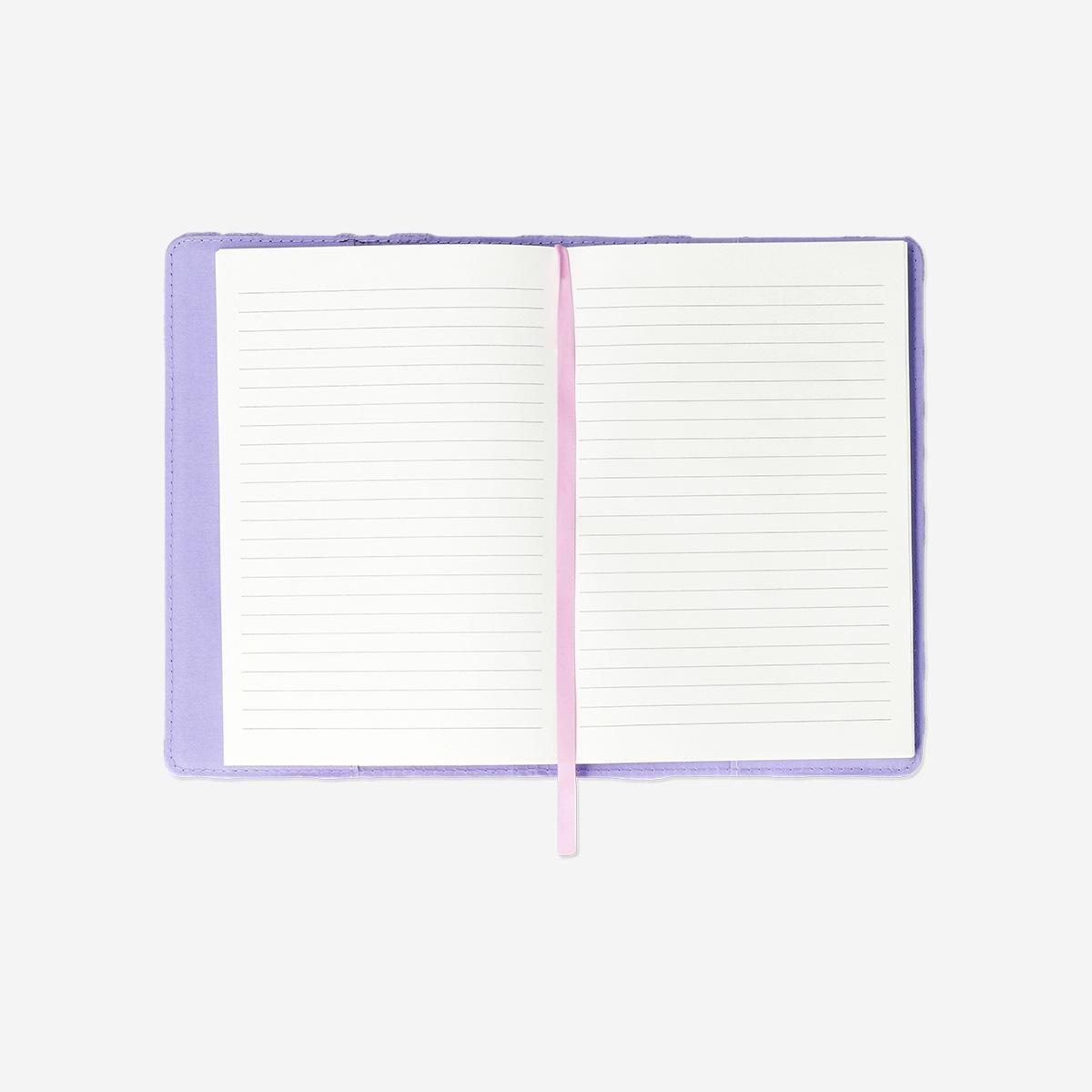 Purple Notebook With Removable Cherry Cover