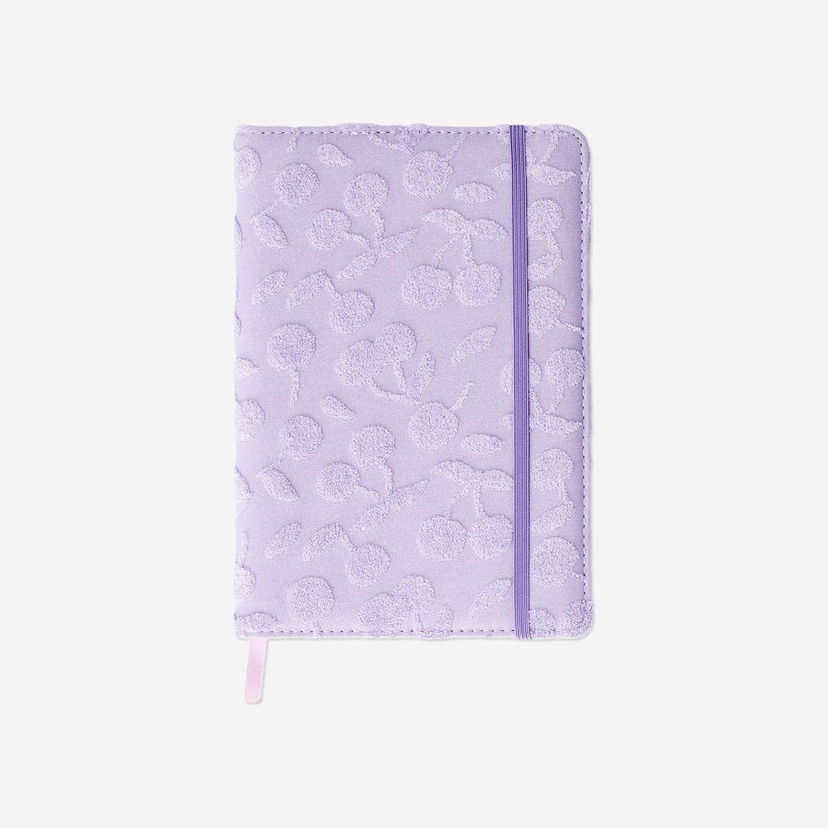 Purple Notebook With Removable Cherry Cover