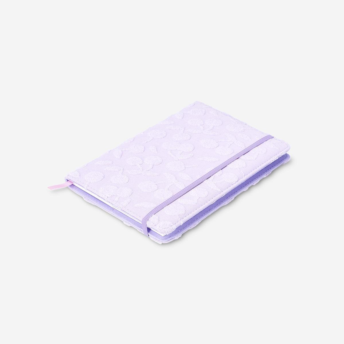 Purple Notebook With Removable Cherry Cover