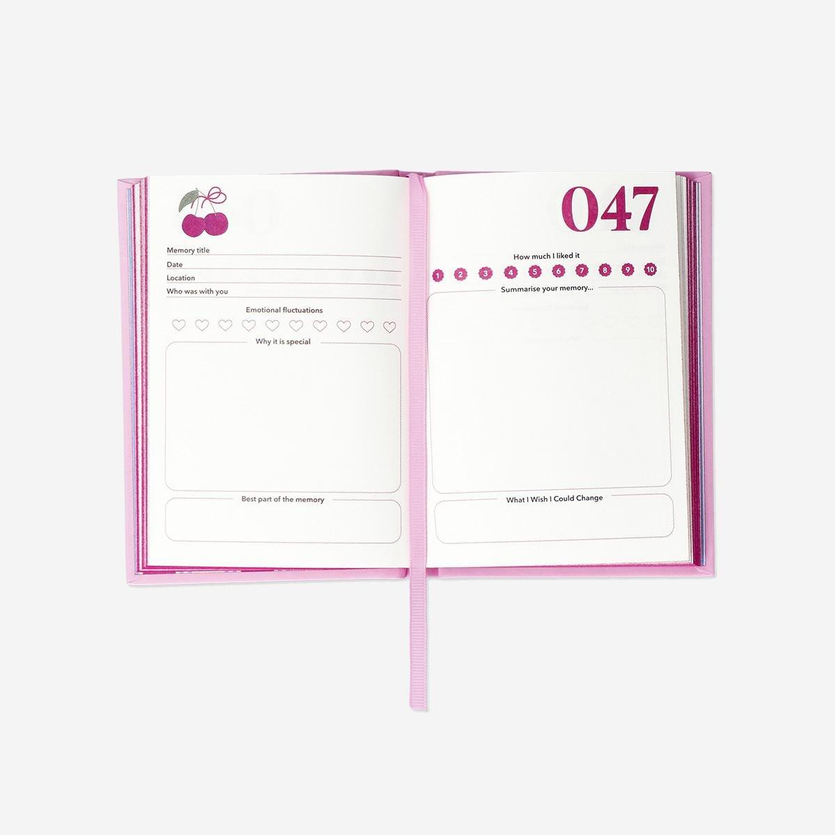 Pink Memory Journal - A6