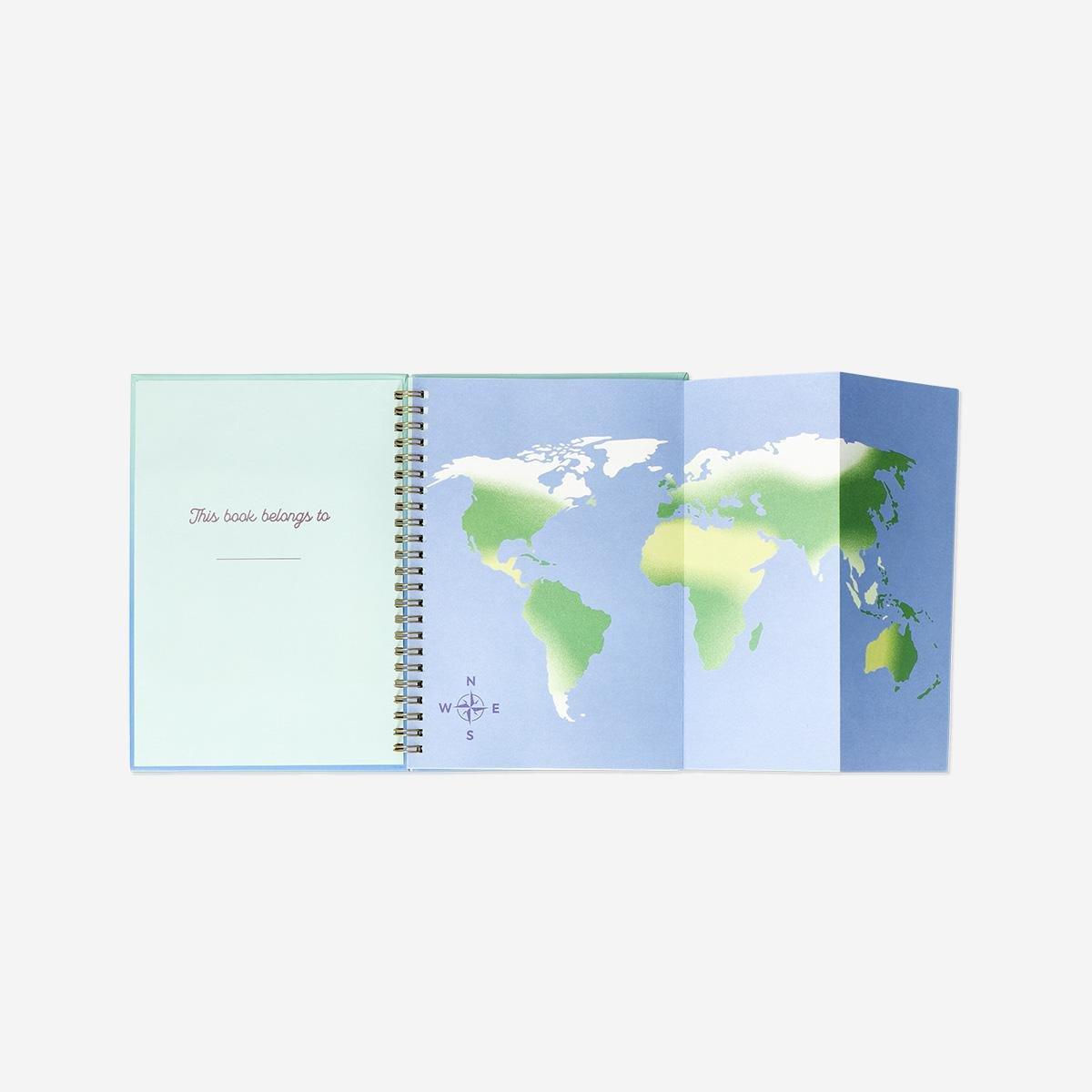 Multicolour Tic-Tac-Toe Cover Travel Journal - For Kids