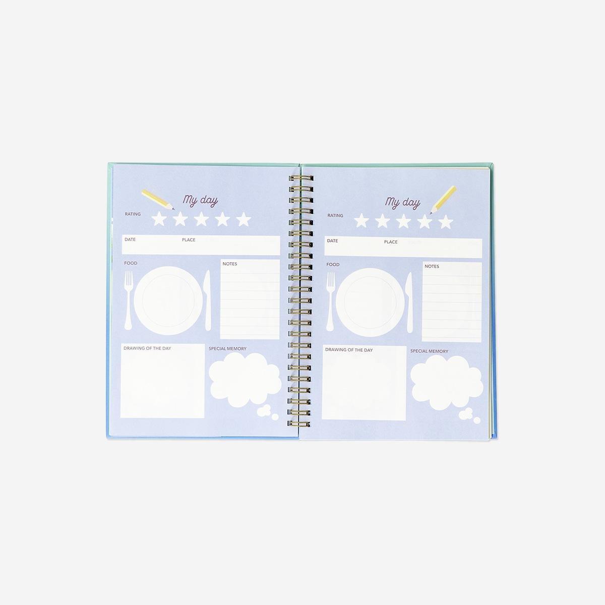 Multicolour Tic-Tac-Toe Cover Travel Journal - For Kids