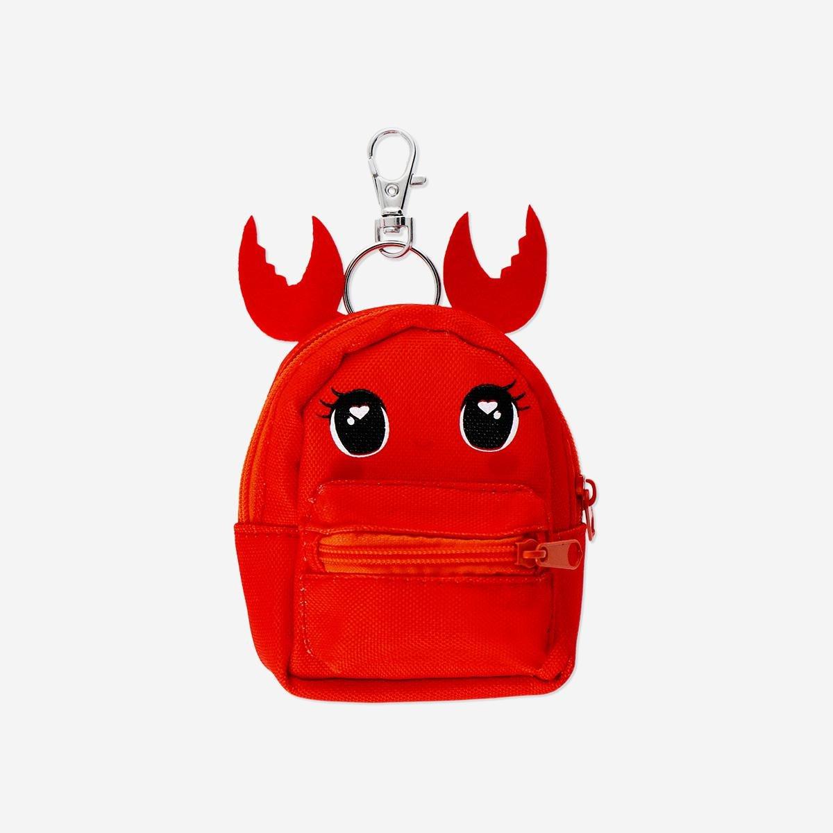 Red Mini Crab Backpack Stationery Kit